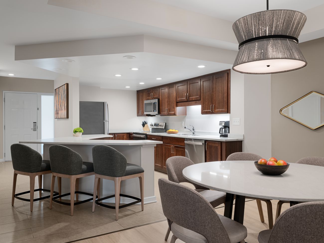 Living Room and Dining Room